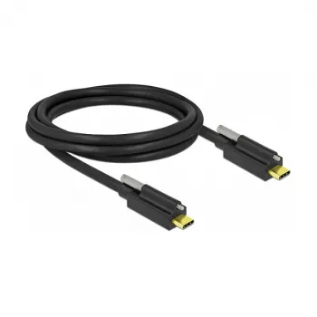 Cabo USB Type-C DeLOCK 84138 2 m Preto