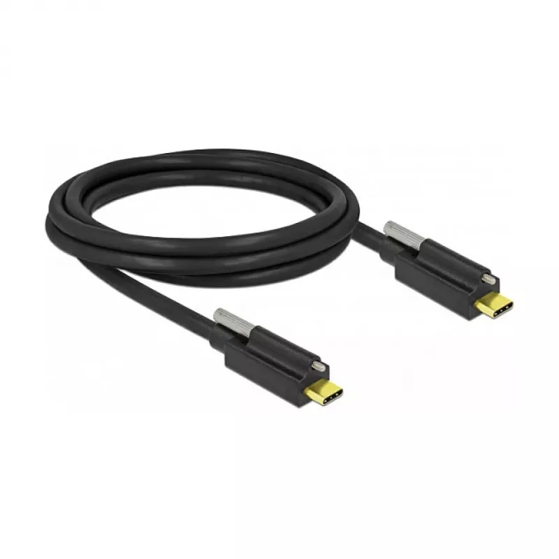 Cabo USB Type-C DeLOCK 84138 2 m Preto