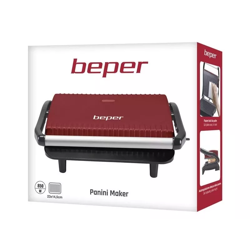 Torradeira Beper P101TOS002 – torradeira de aço inoxidável para 2 fatias