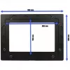 Moldura para tablet ALLNET ALLTCOVER10NSV1 – prateada, 309 x 228 mm