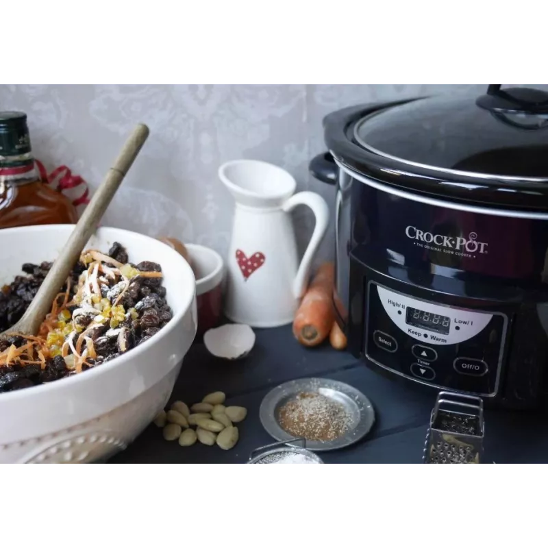 Crock-Pot Panela de cozedura lenta SCCPRC507B-050 4,7 l (preto)