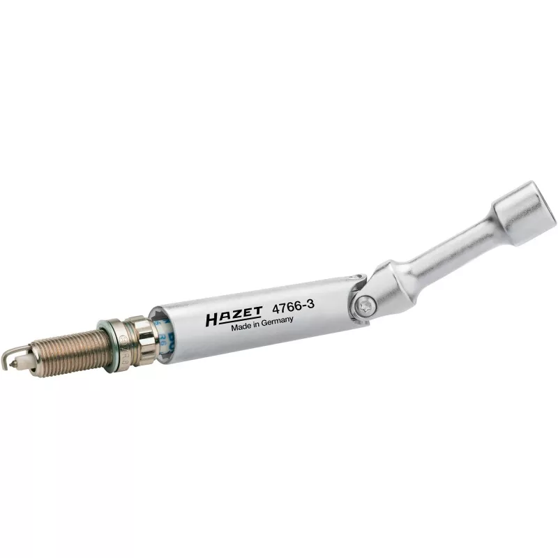 Chave de velas Hazet 4766-3, 14 mm, encaixe de 3/8