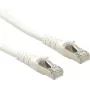 ROLINE - Cabo de rede - RJ-45 (M) para RJ-45 (M) - 1 m - SFTP - CAT 6a - branco (21.15.2861)