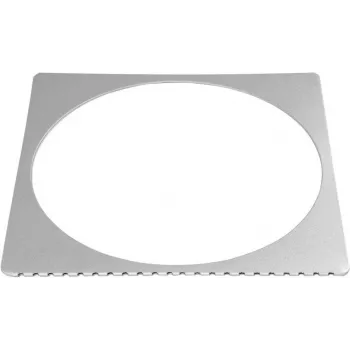 Moldura de filtro EUROLITE 235 x 235 mm prateado (41602587) para folhas de iluminação