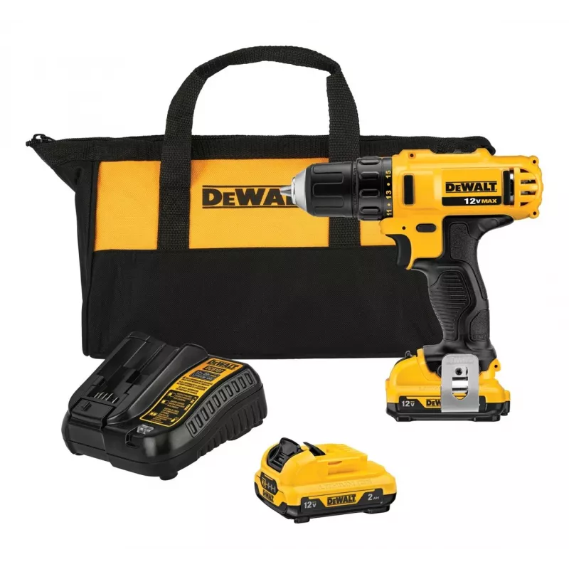 DeWALT DCD Aparafusadora sem fio 10,8V bateria Li-Ion, ficha europeia