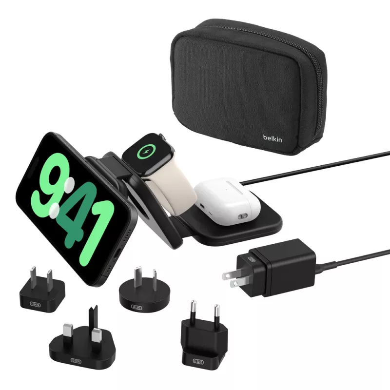 Belkin BoostCharge Pro auscultadores smartphone smartwatch preto USB sem fios carregamento rápido