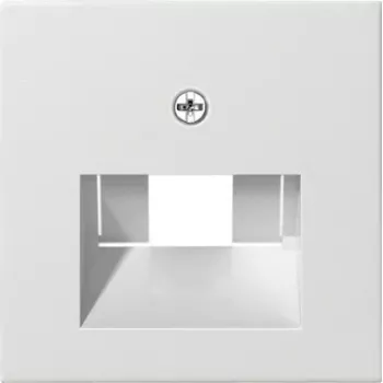 Placa de parede / tampa de interruptor Gira modelo 027027, branca, design convencional, 1 peça