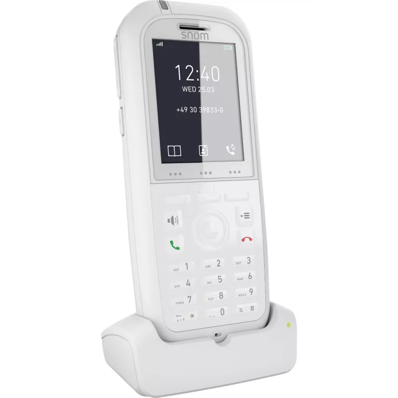 Snom M90 Auscultador DECT com identificação de chamadas Branco