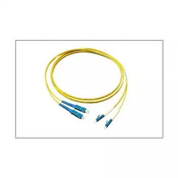 Cabo de patch de fibra ótica duplex OS2 (monomodo, 9/125) LC/SC, 5m, Good Connections® (LW-905LS)