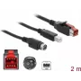 Cabo USB DeLOCK 85488 USB 2.0 2m USB B preto