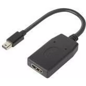 Adaptador de cabo de vídeo Lenovo 4X90Q93976 Mini DisplayPort para HDMI Preto