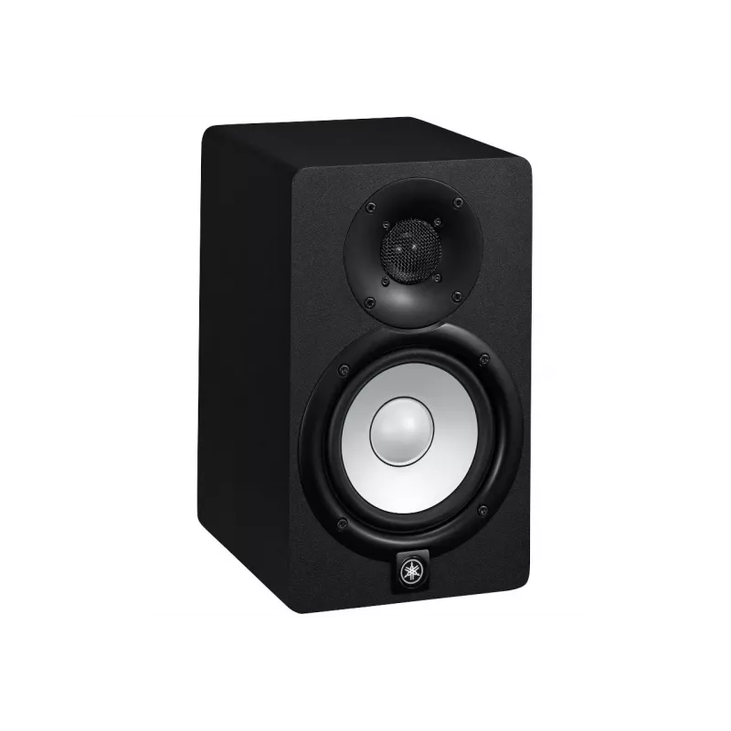 Altifalante de 2 vias YAMAHA HS5 — woofer 5 polegadas, tweeter 1 polegada, 70 W RMS, 54–30000 Hz, com fios, entrada XLR, caixa em MDF
