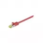 Cabo de rede Wentronic Goobay Cat.7, S/FTP (PiMF), vermelho, 25 m - LSZH isento de halogéneos, cobre, ficha RJ45 (91670)