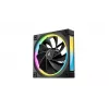 DeepCool FL12R 3-in-1 ventoinhas de caixa de 120 mm (3 un.), Reverse, PWM de 4 pinos, 500-2150 rpm, FDB, pretas