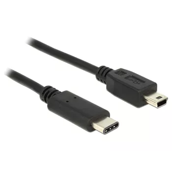 Cabo USB DeLOCK 0,5 m USB2.0-C Mini-B 83335