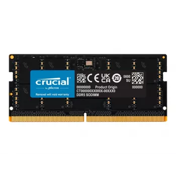 32GB DDR5 SODIMM - 4800MHz / PC5-38400 - CL40 - 1,1V - Non-ECC - Unbuffered