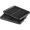 Máquina de waffles Tefal WM756D 2 waffles 1200 W preto, aço inoxidável