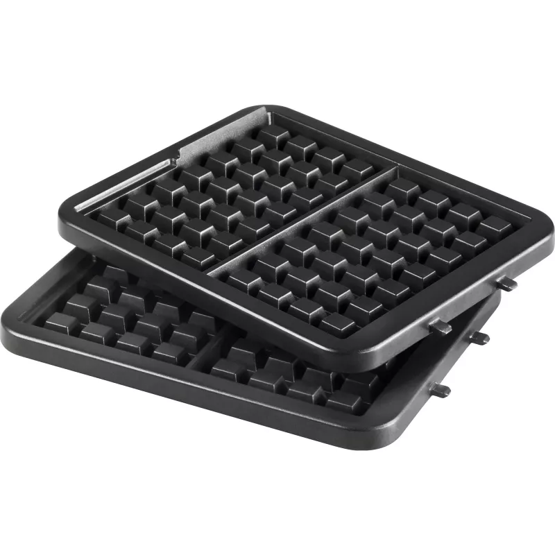 Máquina de waffles Tefal WM756D 2 waffles 1200 W preto, aço inoxidável