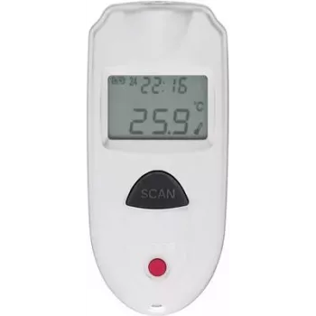 Termómetro de mão VOLTCRAFT IR 110-1S preto - branco F, °C -33 - 110 °C visor integrado (IR 110-1S)