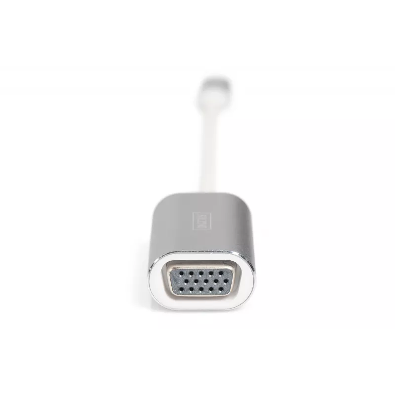 Adaptador VGA DIGITUS DA-70837 1080p FHD para USB 3.0 Type-C, alumínio