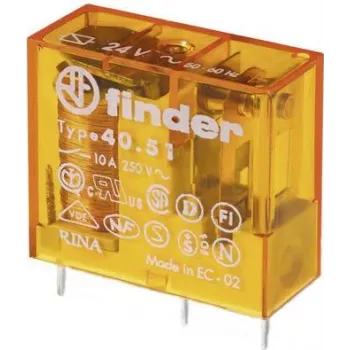 Relé de potência para PCB Finder 24 VAC 1,2 VA (40.51.8.024.0000)