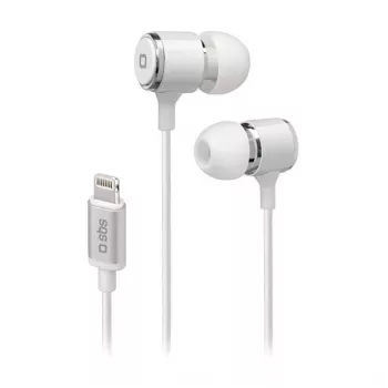 SBS TEINEARLIGHTW - Auscultadores - In-Ear - Chamadas e música - Branco - Botão - Buttons
