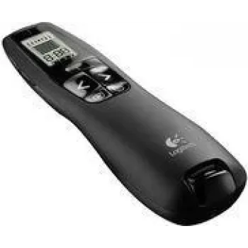 Logitech R800 PRO - 2,4 GHz - 30 m - AAA - USB - preto - Microsoft Windows XP/Windows Vista/Windows 7 (910-001350)