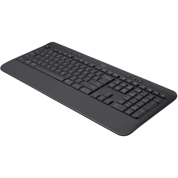 Logitech Signature K650 - Teclado - Sem fios - Bluetooth 5.1 - QWERTY - Espanhol - Grafite (920-010917)
