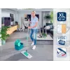 Mopa Leifheit 55092 microfibra 8000 ml seco e húmido microfibra azul, cinzento