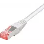 Tecline exertis Connect - cabo patch - RJ-45 (M) para RJ-45 (M) - 10 m - cabo SSTP - CAT 6 - sem halogéneos - branco (71510W)