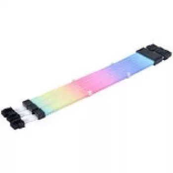 Cabo de alimentação GPU ARGB Lian Li Strimer Wireless GPU 3x 8 pinos PW12-1W — conector de alimentação GPU ARGB sem fios (3×8 pinos)