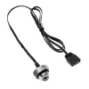 Tampão de fecho XSPC ARGB LED, G1/4, 5V 3Pin - cromado