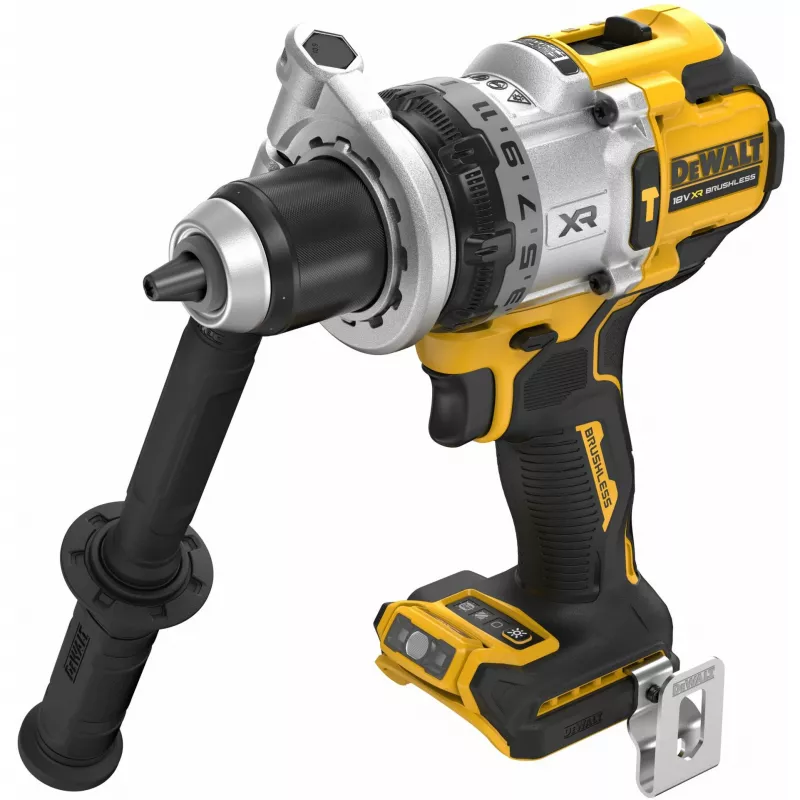 DeWalt DCD1007NT-XJ berbequim aparafusador de percussão sem fios 18 V XR, motor sem escovas, 2250 rpm, bucha sem chave de 13 mm, 169 Nm, 1,85 kg, sem bateria