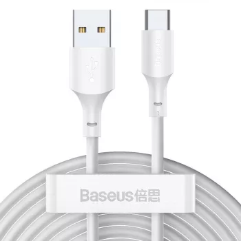 Cabo USB Baseus TZCATZJ-02 1,5 m USB A USB C branco