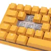 Teclado gaming Ducky One 3 SF amarelo USB mecânico RGB LED