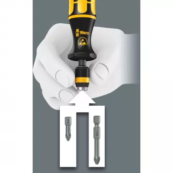 Wera Kraftform Kompakt 60 ESD - suporte manual com conjunto de bits - 17 peças (05051043001)