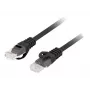 Cabo de rede LANBERG Cat6 U/UTP PCU6-10CU-0500-BK, RJ-45 para RJ-45, 5 m, preto