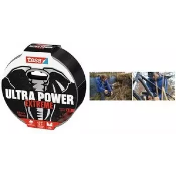 Fita de reparação tesa ULTRA POWER EXTREME 56622-00000-00 preta (C x L) 10 m x 50 mm 1 unid. (56622-00000-00)