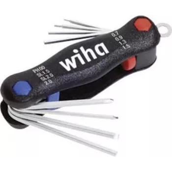 Wiha Mini PocketStar SB 351 PM8X Suporte dobrável para chaves sextavadas