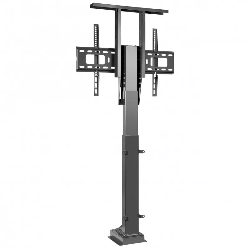 Maclean MC-866 elevador elétrico de TV para 37-65 polegadas (94-165,1 cm), comando, VESA até 600×400, máx. 50 kg, preto