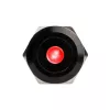 Botão de pressão antivandalismo DimasTech 22 mm Blackline Dot RGB PD223