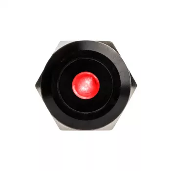 Botão de pressão antivandalismo DimasTech 22 mm Blackline Dot RGB PD223