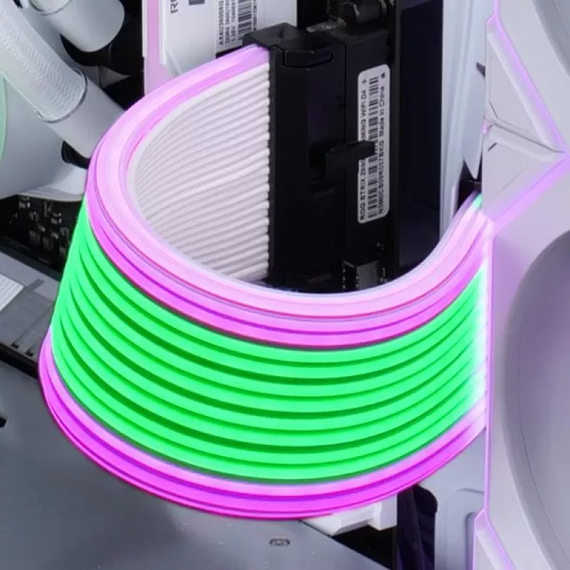 Lian Li Strimer Wireless G89.PW8-1W.00 cabo RGB para GPU, 2x 6+2 pinos (duplo 8 pinos)