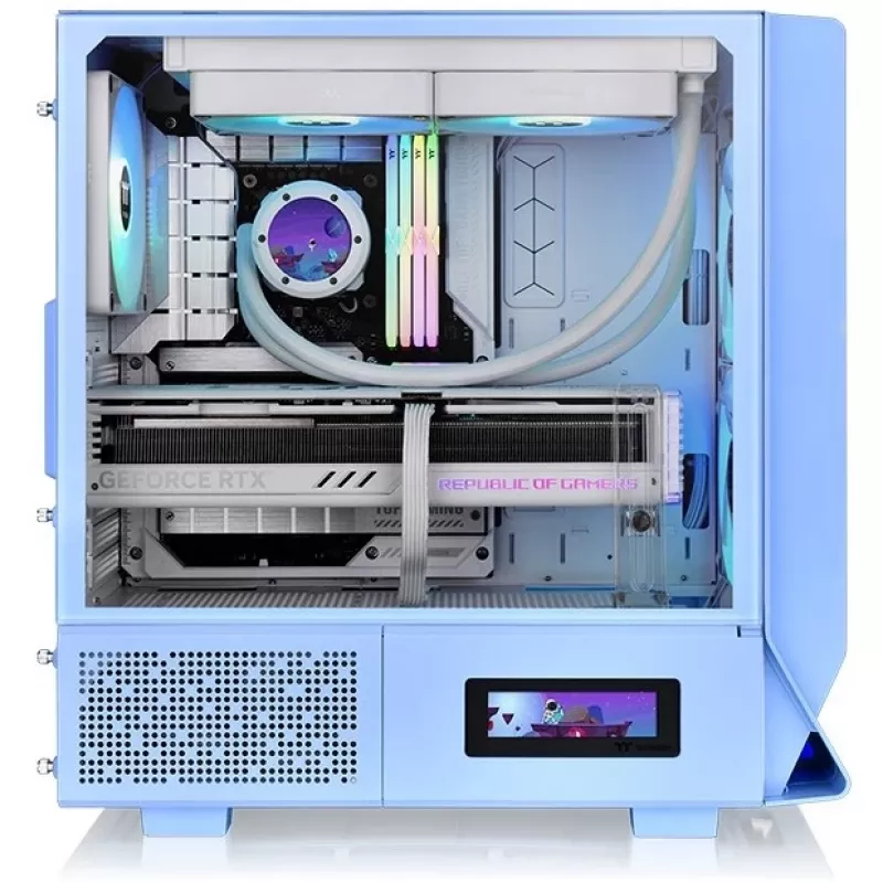 Thermaltake Ceres 330 TG - Midi Tower - PC - Azul - ATX - EATX - micro ATX - Mini-ITX - SPCC - Tempered Glass - 18,5 cm (CA-1Y2-00MFWN-00)