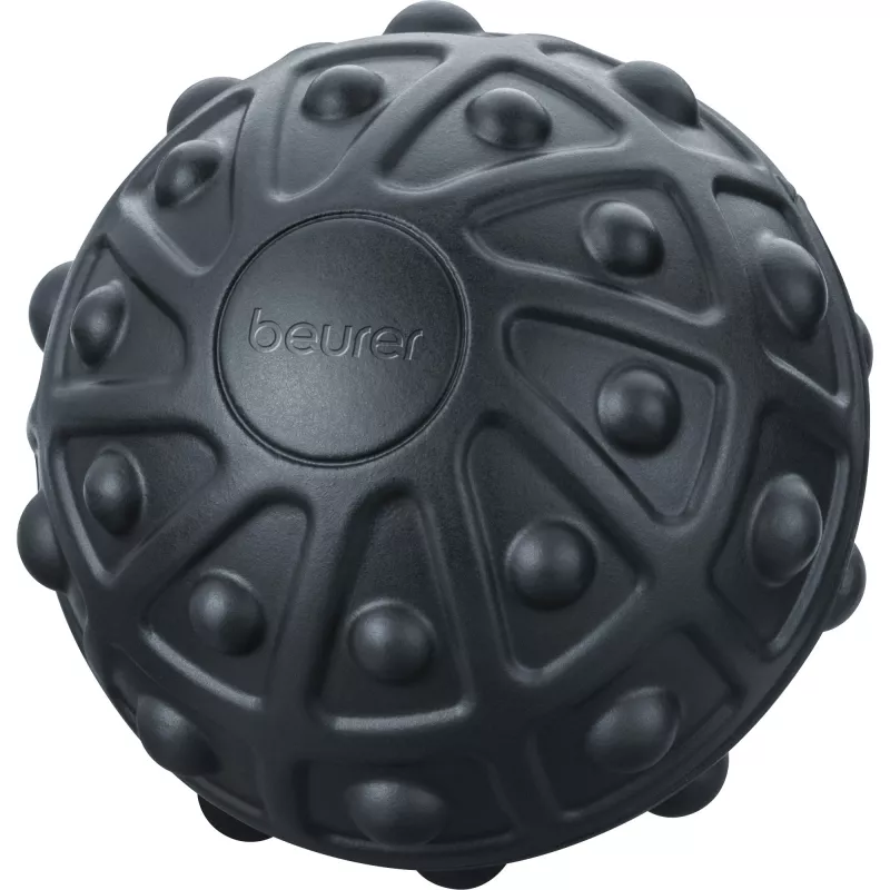 Bola de massagem Beurer MG 10 — bola de massagem vibratória, Ø 75 mm, aplicação universal, preto/verde
