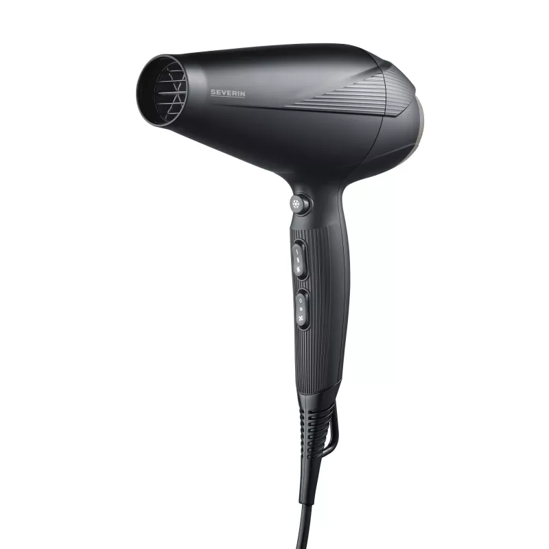 Severin HT 0167 secador de cabelo, 2300 W, preto/prateado