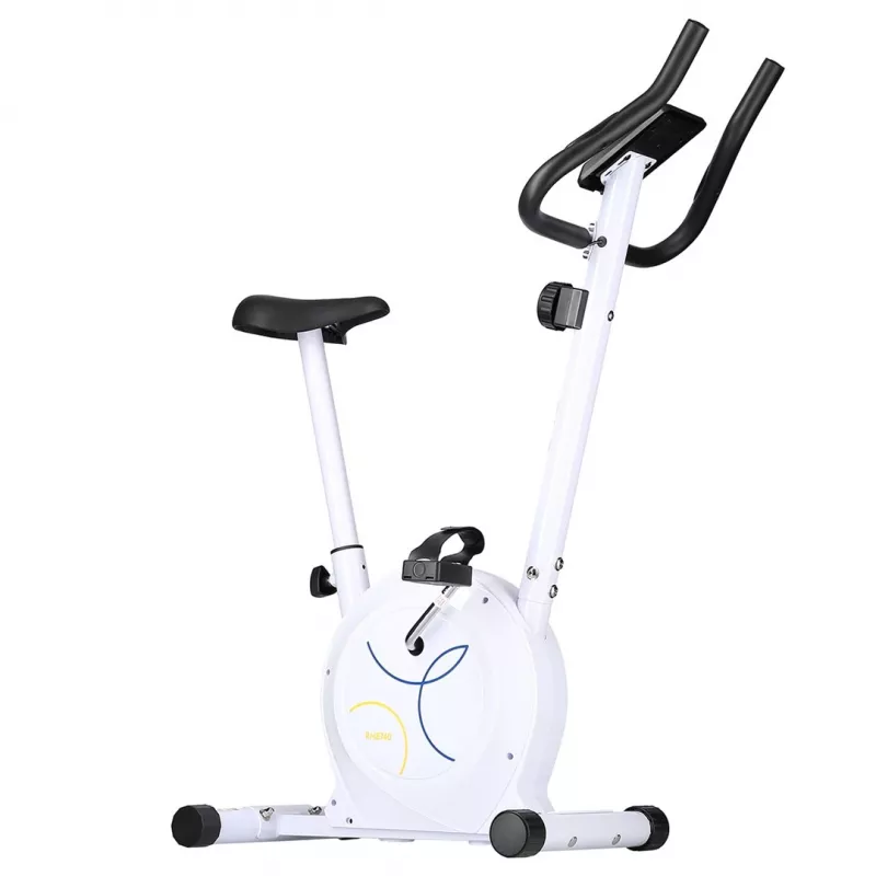 Bicicleta estática magnética One Fitness RM8740 branca