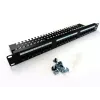 Digitus DN-91524U-EC patch panel de 19" com 24 portas Cat5e U/UTP, 1U, com suporte para cabos, preto