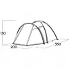 Tenda de campismo Easy Camp Lomsdal 3 verde tipo cúpula/iglu