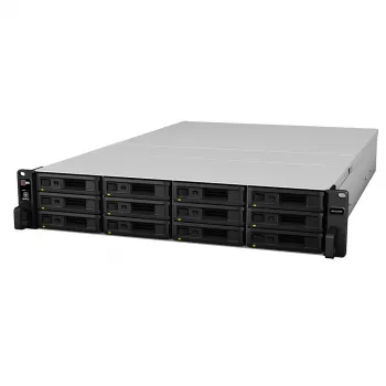 Synology - RX1217 - 12-BAY-ERWEITERUNGSEINHEIT 2U - 12x 3,5/2,5 polegadas HDD/SSD - 88 x 430,5 x 664 mm - 12,7 kg - 500 W